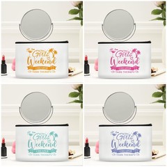 SEAOYOZO Girls Weekend Gifts Makeup Bags for Women Small, girls weekend