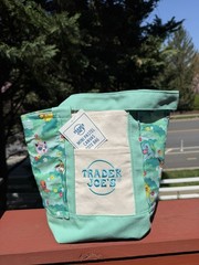 Pokémon Trader Joe’s Mini Canvas Tote -Teal, Spring 2026 – Handmade w/tag