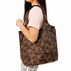 Kawaii Miffy Shopping Bag Cute Rabbit High Capacity Foldable Portable Bag