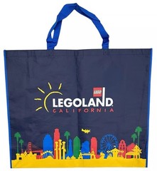 LEGOLAND California Resort Reusable Jumbo Shopping Tote Bag 2 Pcs – 24”x29”x10”