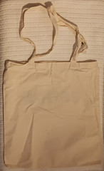 Ebay Open 2025 Eco Friendly Reusable Tote Beige 14″Wx16″L Handle & Souvenir Pin