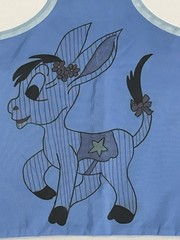 Vintage Blue Donkey Tote Bag Novelty Grocery Carry Unbranded Retro Reusable Bag