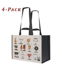 Costco KeepCool Reusable Character Tote Bag – 4 pack, 8