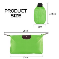 YAODHAOD Makeup Bag Bulk Toiletry Pouch 13*16.5*8 Cm/5*6.4*3 Inch, 6 Colors