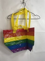 IKEA STORSTOMMA Multicolored Small Reusable Shopping Storage Bag 17X10