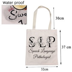 Speech Language Pathologist SLP Gift Tote Bag Women Student Graduation