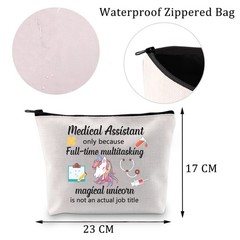 MBMSO Medical Assistant Makeup Bag MA Gift for medium, bag