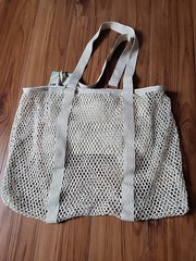 Go Evo Ciroa 100% Cotton Mesh Shopping Bag Reusable NEW with tag
