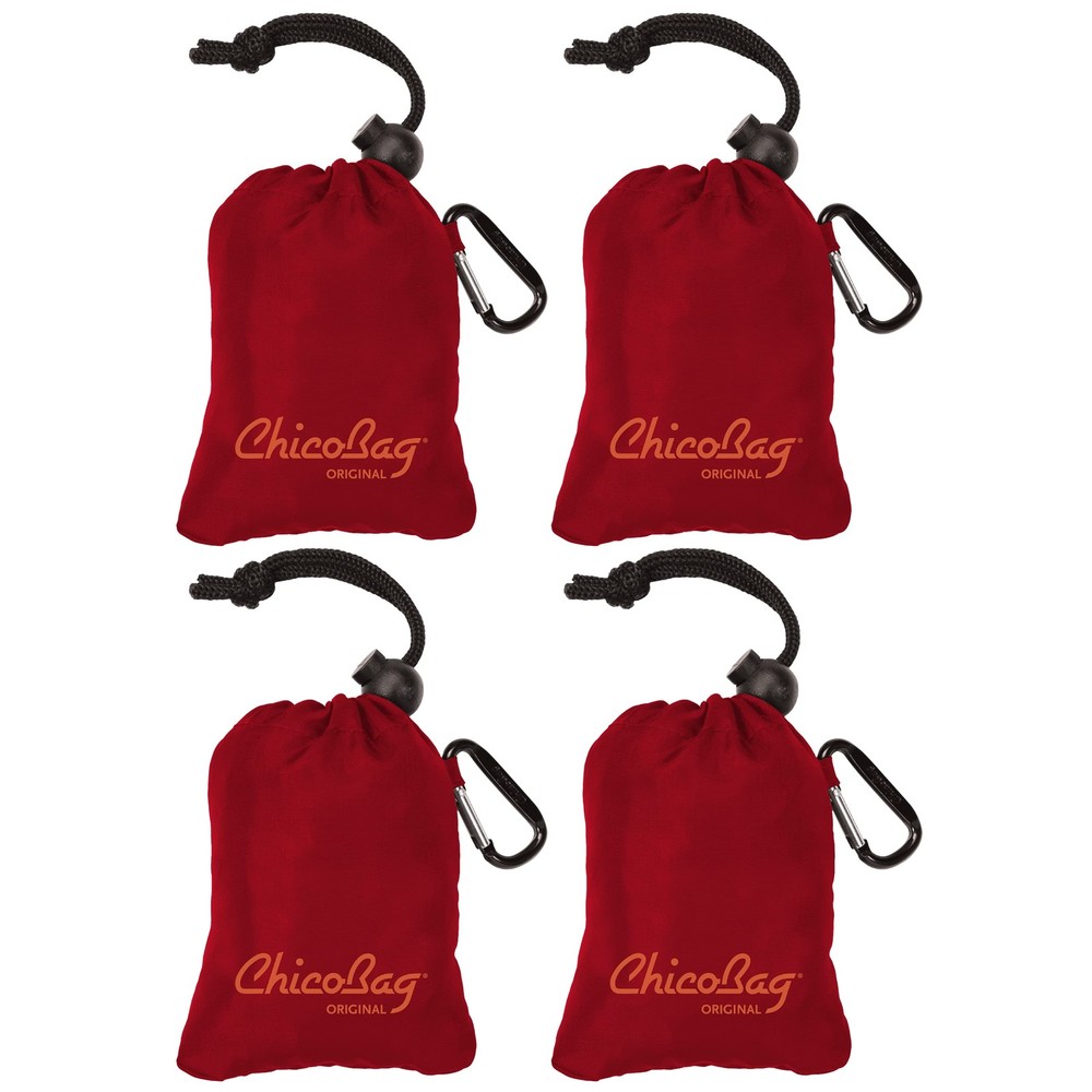 ChicoBag Original Compact Reusable Grocery Bag w/Attached Pouch and Carabiner…