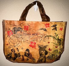 NEW Vintage Trader Joe’s Shopping Bag Tote “Sailing the Culinary Seas” EXT RARE