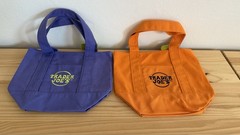Trader Joe’s 2025 Mini Halloween Tote Bag – Set Of 2 – Orange And Purple New