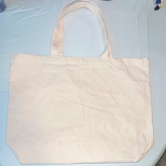 Timberland Large Canvas Reusable Shopping Bag Foldable Beige Boot Graphic Print