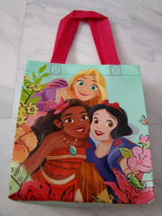 Mini Disney Princess Moana, Snow White and Rapunzel Reusable Shopping Gift Bag