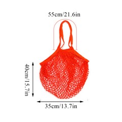 Mesh Net Bag Reusable String Shopping Bag Fruit Veg Grocery Handbag Storage Bag