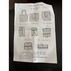 Sachi Insulated Foldable Market Tote Bag Picnic Beach Travel NIB New $32