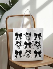 Halloween Horror Tote Bag Reusable Grocery Shopping Bag Women Gifts