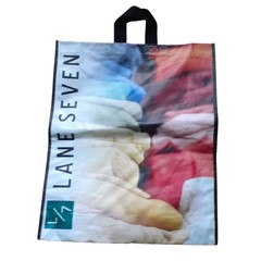 Lane Seven L/7 Reusable Grocery Laundry Bag Lot of Two Sz 20″ x 17″ NWOT
