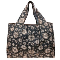 Large Foldable Tote Nylon Reusable Grocery Bag 3 Pack