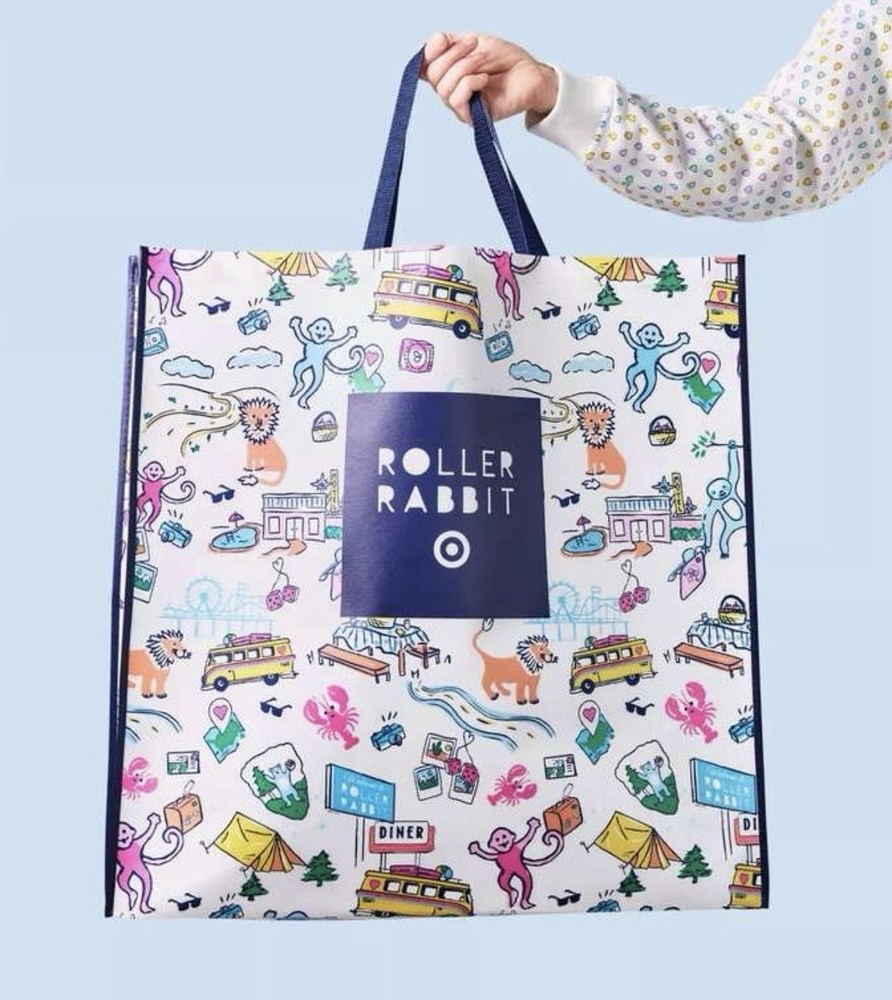 Roller Rabbit x Target Exclusive Large Tote Bag Animal Print 24×24