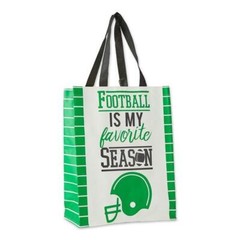 NWT DII REUSABLE Football Season Family Friends GIFT BAG Grocery SHOPPING TOTE