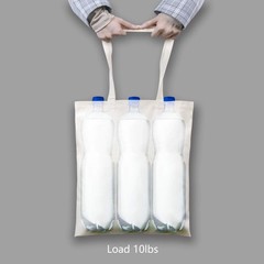 6-Pack Medium Cotton Tote Bags – Durable, Eco-Friendly, Lightweight & Versatile