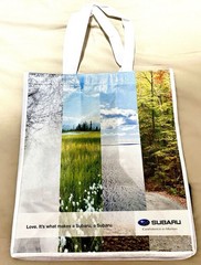 Subaru Premium Tote Bag, 9”x13”x14” “Love. It’s what makes a Subaru, a Subaru.”