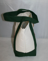 Trader Joe’s Mini Canvas Tote Bag – Forest Green – Limited Edition NEW WITH TAGS