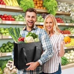 10 Pack Insulated Grocery Bags, Reusable Insulated Bag, Portable Cooler Bags …