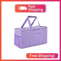 XINFULLWOL Extra Large Utility Tote Bag,Reusable Shopping Bags with Handles – Wa