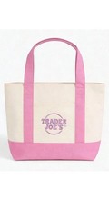 Trader Joe’s Mini Pastel Blue, Green, Purple, Pink Canvas Tote Bags Pack of 4
