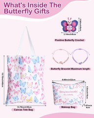 Shihanee 5 Pcs Butterfly Lover Gifts 13.7 x 15.7 x 1.57 inches, Multicolor