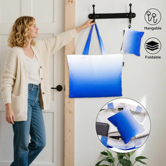Tote Bag with a Detachable Small Bag, Foldable Reusable Grocery Bags 20L Shoppin