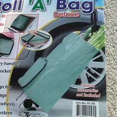 Handy Trends Roll ‘A’ Bag Deluxe 28″ Foldable Shopper Tote On Wheels NEW In box.