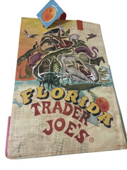 Trader Joe’s State Bag FLORIDA Reusable Shopping Tote Bag NWT