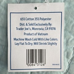 Trader Joe’s Striped Mini Canvas Tote Bag 4-Pack Reusable Multicolor SKU 84312