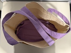 Trader Joe’s Reusable Large Canvas Tote Bag – Lavender Purple – Limited Edition