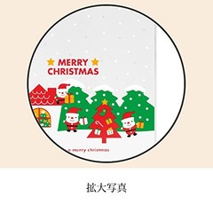 HEADS XMS-O4 Mini Santa OPP Gift Bags Made in Japan 120mm W x 180mm H Green 50