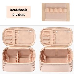OCHEAL Large Makeup Bag, Bag Organizer Small (Pack of 1), U_Rose Gold