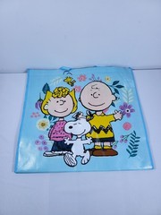 Peanuts New Snoopy & Gang Reusable Shopping Bag Grocery Travel Bag
