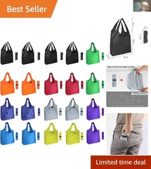 Large Capacity & Stylish 20 Pack Reusable Grocery Bags – Perfect for Any Trip