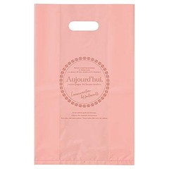 HEADS TEN-MG Made in Japan Pink 20 x 33 x 10 cm Turndle Gusseted Carry-Out Bags