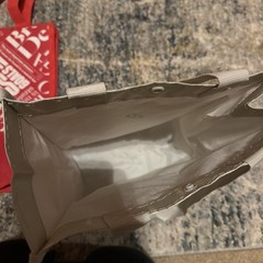 Lot of 2 LuLuLemon Reusable Bags – Small Size Red & White