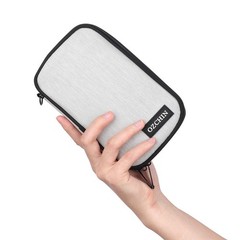 OZCHIN Smell Proof Bag Pocket Activated Carbon Fiber 7 Piece Set, Grey