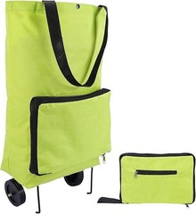Collapsible Shopping Grocery Bag with Wheels Rolling Tote Bag with Wheels Lar…