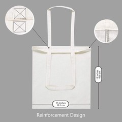 Eco-Friendly Medium Tote Bags – 5-Pack Lightweight Reusable for Daily Activities