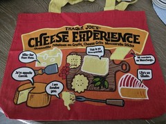 EXTREMELY RARE Trader Joe’s Medium Canvas Cheese Experience Tote Limited Edition