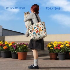 My Pilates Era Tote Bag Reusable Aesthetic Shopping Handbag Zipper Pocket