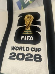 FIFA World Cup 2026 Canvas Tote Bag 15×16 in Graphic Print White/Black/Green