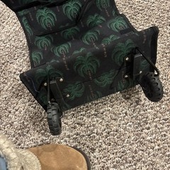Tapestry Palm Trees Light Weight Rolling Shopping Bag