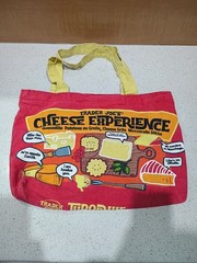 Trader Joe’s CHEESE ADVENTURES Shopping Grocery Tote Bag canvas Washable